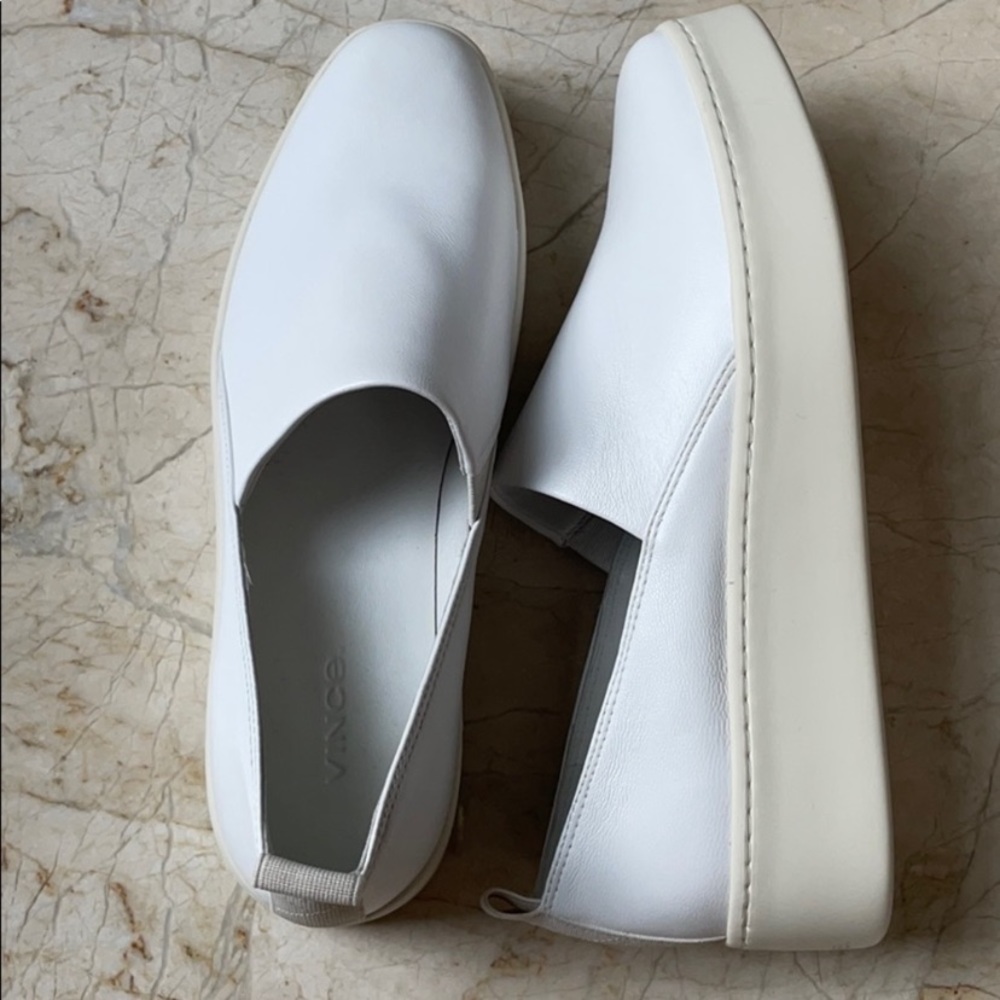 New Vince leather sneakers